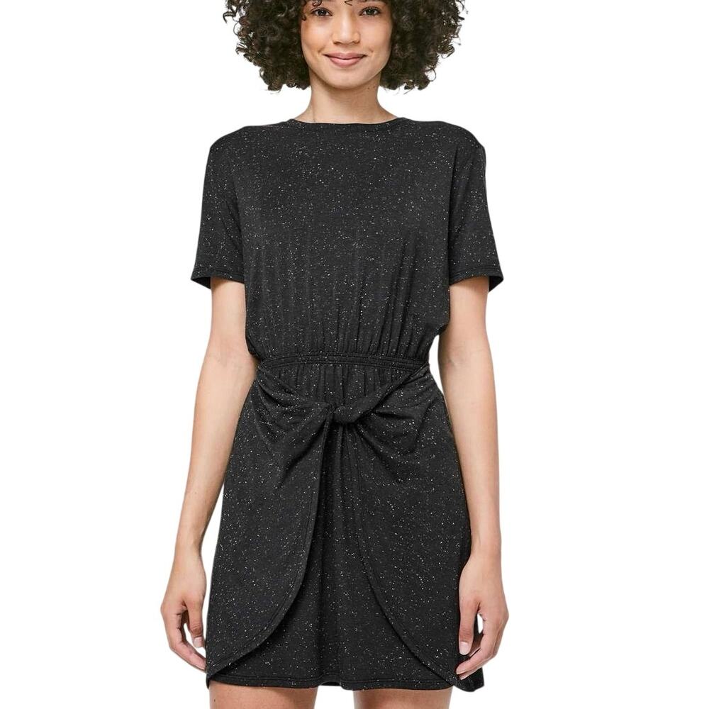 Lululemon Unwind Your Mind Dress Black / White